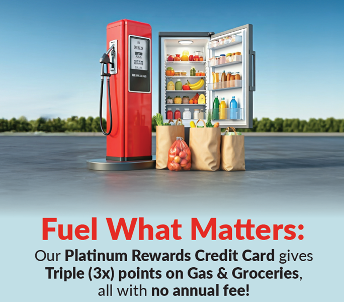 Fuel_What_Matters  Triple Reward Points on Gas and Grocery purchases with your Healthcare Systems Platinum Rewards Visa Credit Card